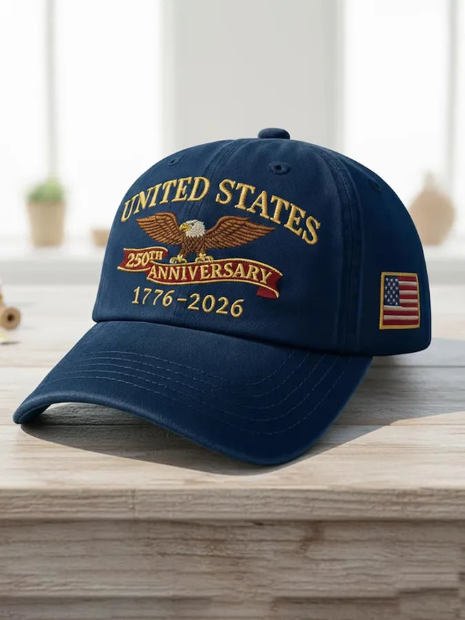 United States 250th Anniversary Baseball Cap