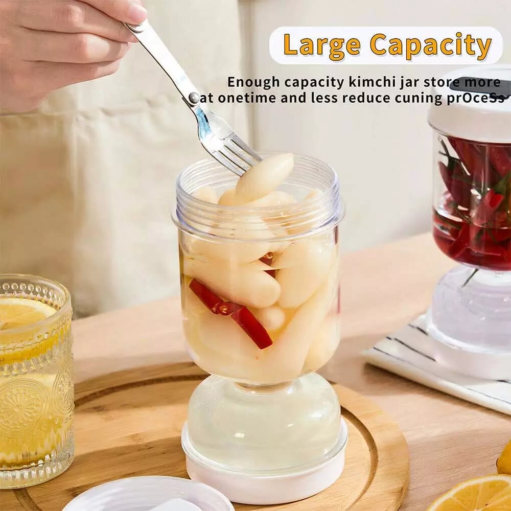 Hourglass Pickle & Olive Jar