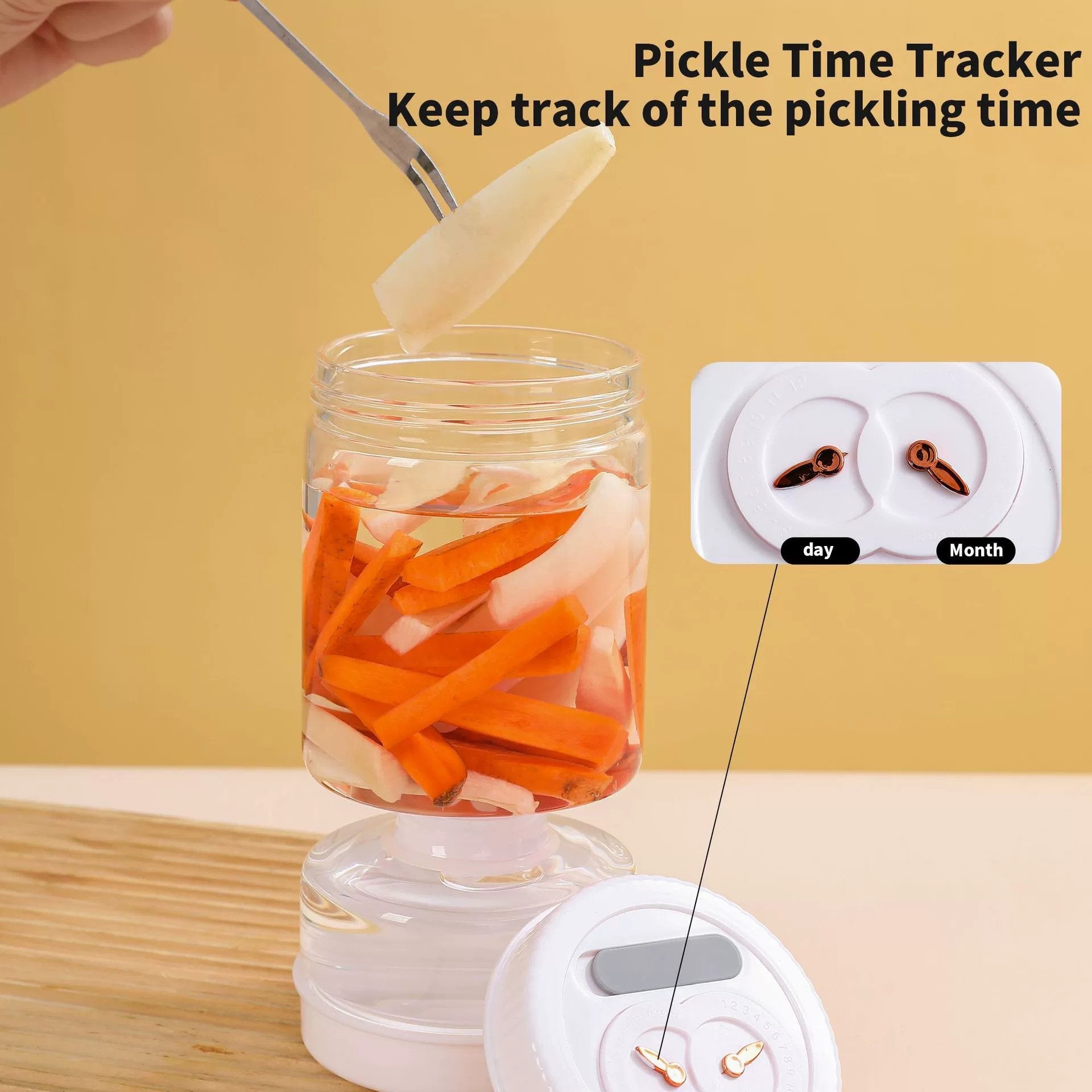 Hourglass Pickle & Olive Jar