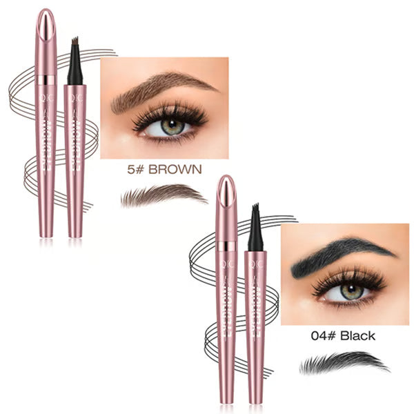 🎁Last Day Each only $6.66 and Free shipping✨Waterproof Micro-Fork Eyebrow Pencil, Long-Lasting Brow Pen for Natural Hair-Like Strokes