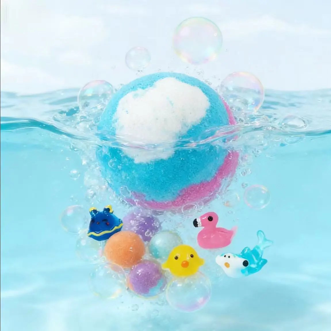 🐰🛁Bath Bombs for Kids with Surprise Inside🥚✨