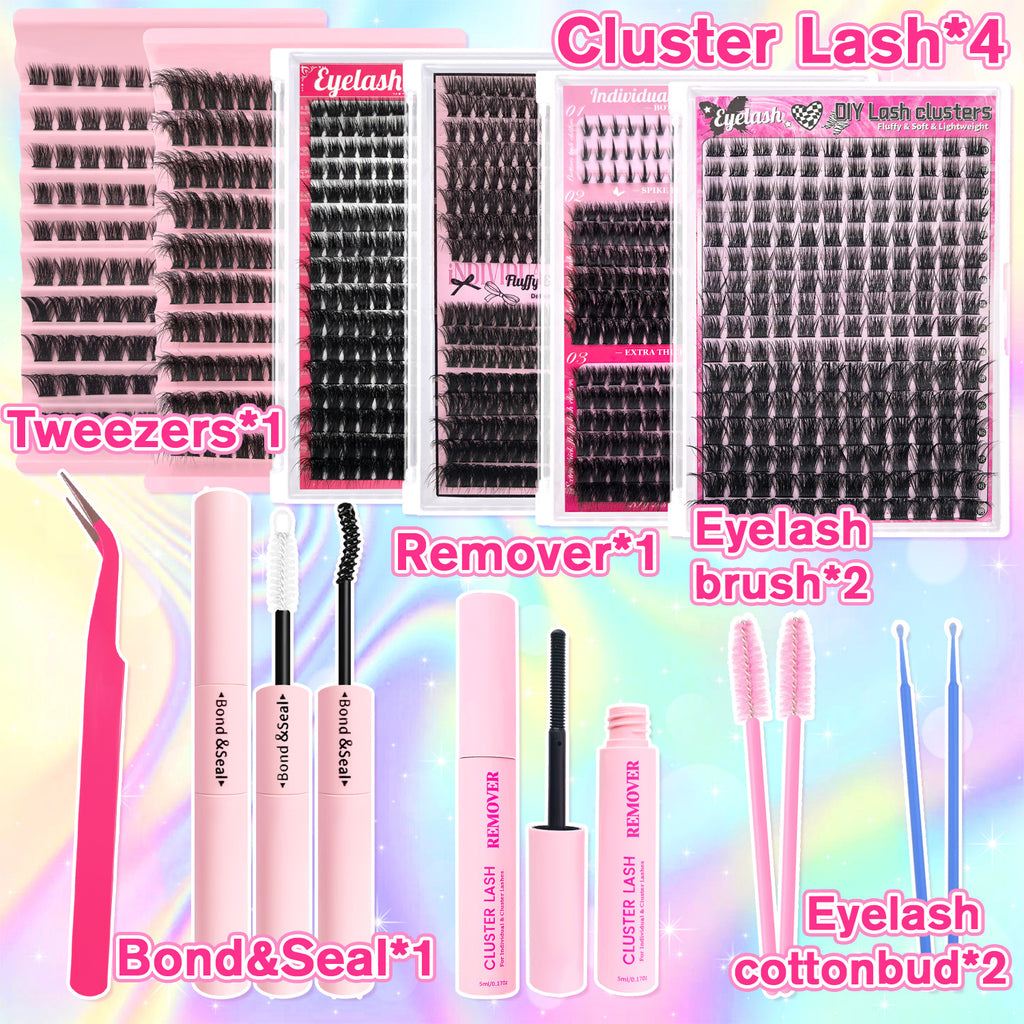 🔥JUST 1 HIT🔥 2000 Pcs  Mixed-Length Individual False Eyelash Kit