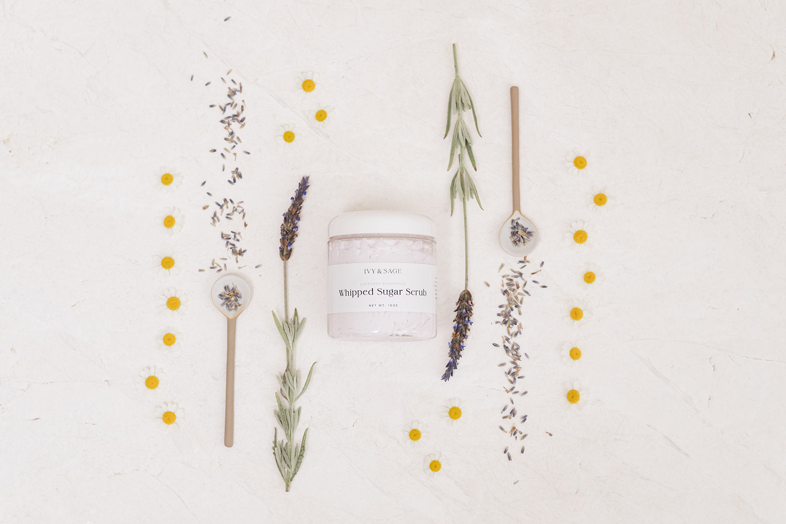 Lavender & Chamomile: Sugar Scrub