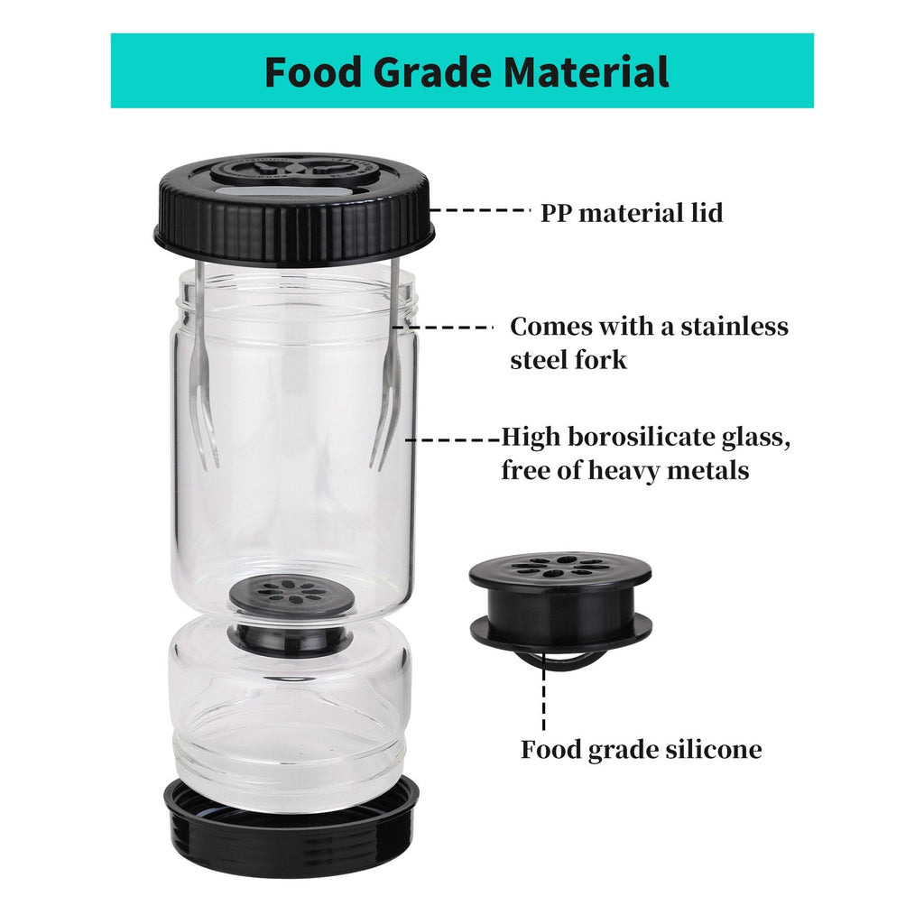 Hourglass Pickle & Olive Jar