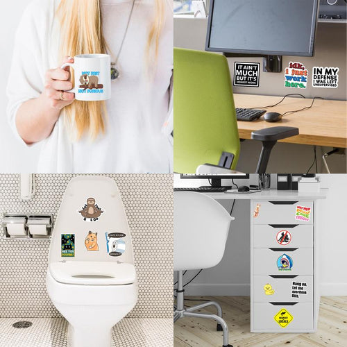 130 PCS Funny Saying Sticker Pack