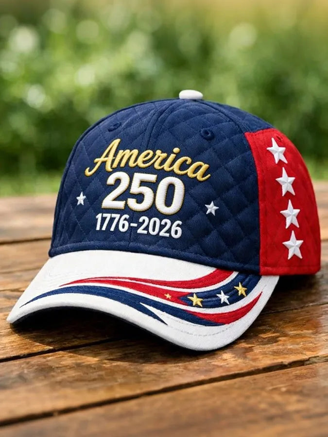 Unisex Independence Day, American flag printing celebration, commemorative casual baseball cap