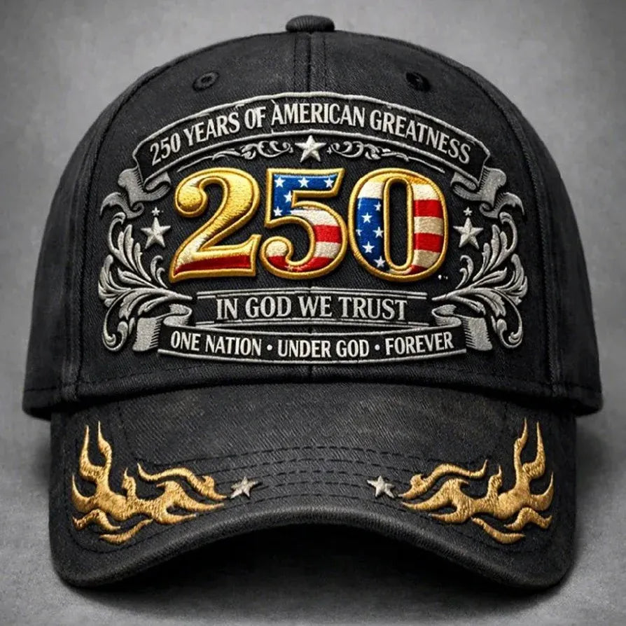 250Th Anniversary Celebration Of The Founding Of The United States, Washed Cotton Duckbill Cap
