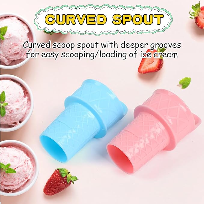 Colorful Delight: Versatile Ice Cream Cone Holders for Every Occasion